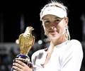 Sharapova wins Qatar Open