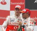 Button says won't play second fiddle to Hamilton