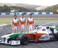 Smooth test debut for new Force India car