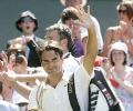 Federer back from the brink to beat Falla