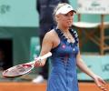 Top seed Wozniacki humbled by Hantuchova