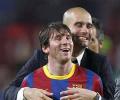 'Emotional' Messi pays tribute to 'mentor' Guardiola