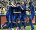 France weather storm, England sink Sweden