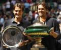 Halle Open: Haas shocks Federer to win battle of over-30s
