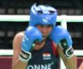 Sarita stuns world champ in quest for Olympic berth