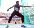 Gowda places 7th as Harting wins third straight discus title