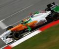 Sutil and Bianchi in Force India test
