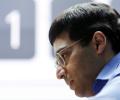 Anand finally gets a win in Legends of Chess tourney