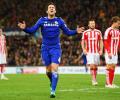 EPL PHOTOS: Fabregas stars as Chelsea waltz past Stoke to go three points clear