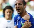 Chiellini admires Suarez for biting him at 2014 World Cup