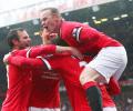 EPL PHOTOS: United thrash neighbours City; Chelsea extend lead