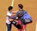 Security breach as fan attempts selfie with Federer