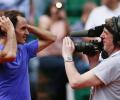 Federer not worried who is in the chair