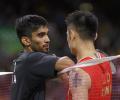 Srikanth loses to Lin Dan after gallant fightback