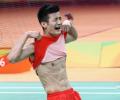 China's Chen defeats Lee to win badminton gold