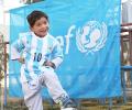 Messi makes five-year old Afghan boy's day