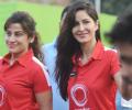 SPOTTED! Katrina, John, Madhavan at Mumbai Marathon