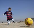 Young Afghan Messi fan flees over kidnap fears