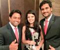 PHOTOS: Saketh Myneni proposes to girlfriend at Davis Cup dinner!