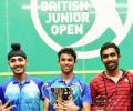Indian sweep medals at U-19 British Junior Open squash