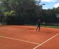 PHOTOS: Serena joins in Wimbledon drills from afar