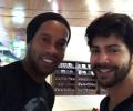 When Varun Dhawan met soccer legend Ronaldinho!