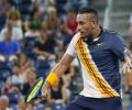Weary Kyrgios puts heat on officials after first round win