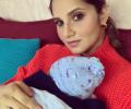 Sania Mirza cuddles with baby Izhaan