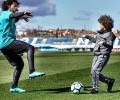 WATCH: Marcelo's son goes VIRAL with heading challenge