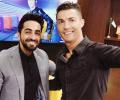 Ronaldo and Ayushmann bond over football!