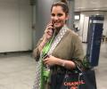 SPOTTED! Sania Mirza is back from Dubai