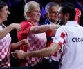 PHOTOS: Croatia's President is the country's biggest sports cheerleader