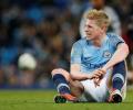 EPL: De Bruyne may not start against Chelsea, says Guardiola