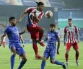 Indian Soccer: Clinical ATK punish Mumbai; Churchill on top of table