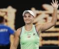 'It's all good': Barty calms nerves after stuttering start