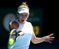 Frustrated Halep happy to advance in Melbourne