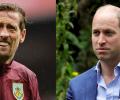 Prince William joins footballer Crouch to raise mental health awareness