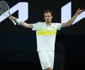 I almost broke my hand: Medvedev