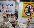 PICS: Anti-Olympics protestors at torch relay ceremony