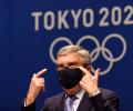 IOC's Bach 'emotional' as Games chiefs meet in person