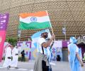 PIX: Fans throng Lusail Stadium ahead of the FIFA WC final