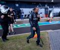 Hamilton removes nose stud ahead of British GP practice