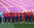 Iranian Team Refuse To Sing National Anthem