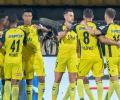 ISL: Champs Hyderabad FC held by Mumbai in goal fest