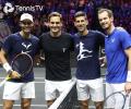 Big Four Practice Ahead Of Laver Cup