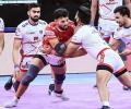 PKL: League leaders UP Yoddhas trounce Gujarat Giants