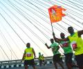 'Jai Shri Ram' Echoes At Mumbai Marathon