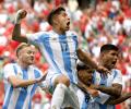 Olympics PIX: Chaos as Morocco beat Argentina; France whip US