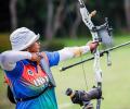 No medal for recurve teams, but close in on Olympic quota