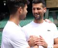 Alcaraz and Djokovic's Centre Court Reunion